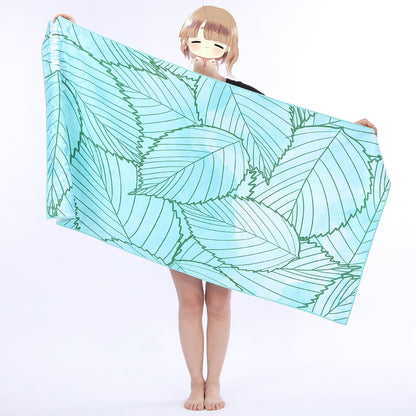 Printed Beach Towel Adult Printed Swimming Sweat Beach Seat Towel Bath Towel