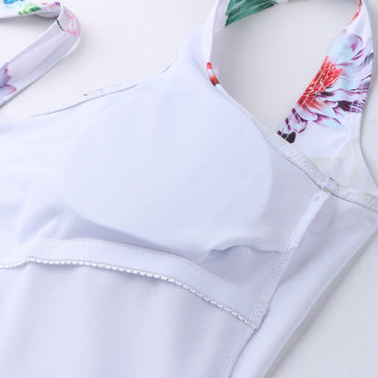 New Women'S One-Piece Wide-Strap Side Pull-Out Swimwear