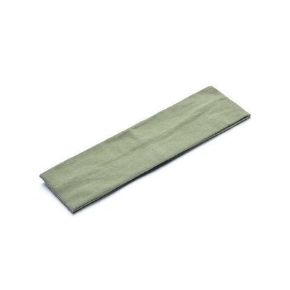Solid Color Button Mask Hair Band Anti-Strangulation Cotton Elastic Yoga Fitness For Men And Women Sports Wash Hair Accessories Can Be Customized