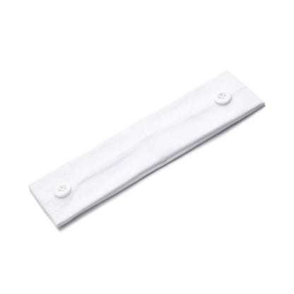 Solid Color Button Mask Hair Band Anti-Strangulation Cotton Elastic Yoga Fitness For Men And Women Sports Wash Hair Accessories Can Be Customized