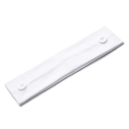Solid Color Button Mask Hair Band Anti-Strangulation Cotton Elastic Yoga Fitness For Men And Women Sports Wash Hair Accessories Can Be Customized