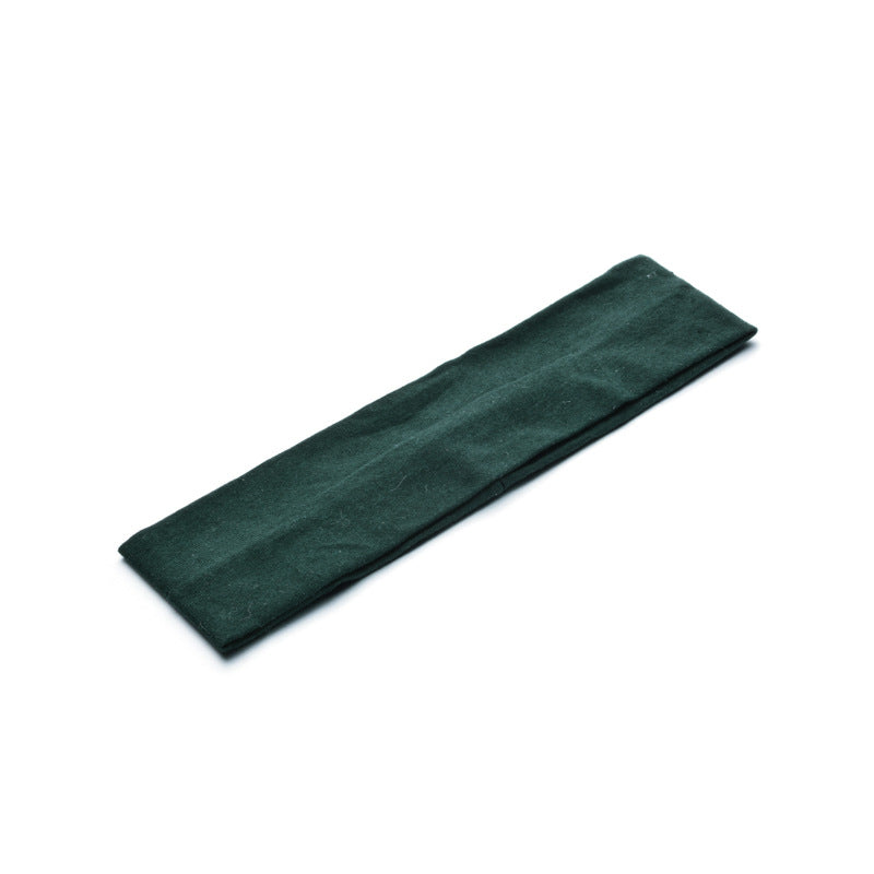Solid Color Button Mask Hair Band Anti-Strangulation Cotton Elastic Yoga Fitness For Men And Women Sports Wash Hair Accessories Can Be Customized