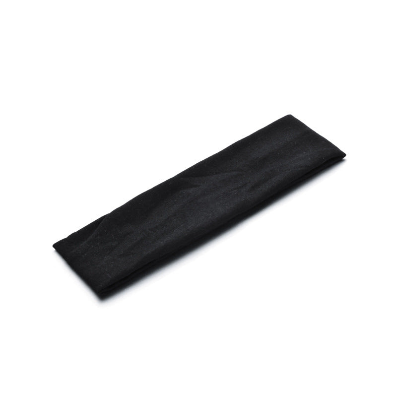 Solid Color Button Mask Hair Band Anti-Strangulation Cotton Elastic Yoga Fitness For Men And Women Sports Wash Hair Accessories Can Be Customized