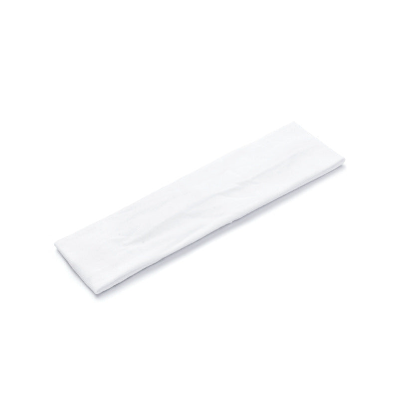 Solid Color Button Mask Hair Band Anti-Strangulation Cotton Elastic Yoga Fitness For Men And Women Sports Wash Hair Accessories Can Be Customized
