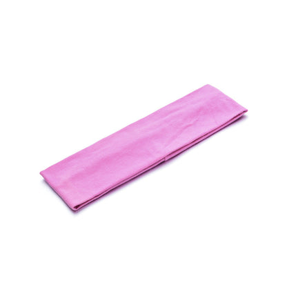 Solid Color Button Mask Hair Band Anti-Strangulation Cotton Elastic Yoga Fitness For Men And Women Sports Wash Hair Accessories Can Be Customized