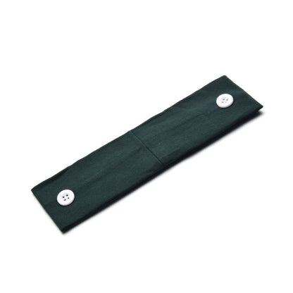 Solid Color Button Mask Hair Band Anti-Strangulation Cotton Elastic Yoga Fitness For Men And Women Sports Wash Hair Accessories Can Be Customized