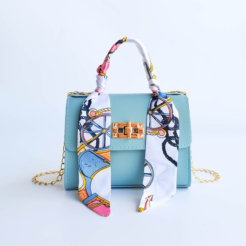 Women's Elegant Niche Fashion Silk Scarf Handbag