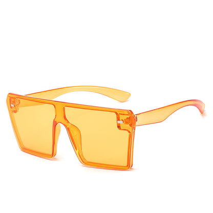 Trendy Gradient Color Sunglasses Fashionable Oversized Eyewear