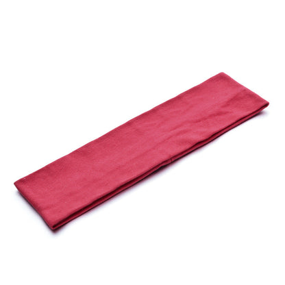 Solid Color Button Mask Hair Band Anti-Strangulation Cotton Elastic Yoga Fitness For Men And Women Sports Wash Hair Accessories Can Be Customized