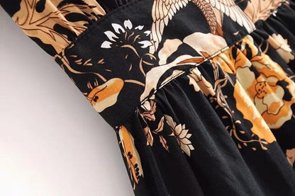 2018 Bohemia Long Sleeve Print Tops