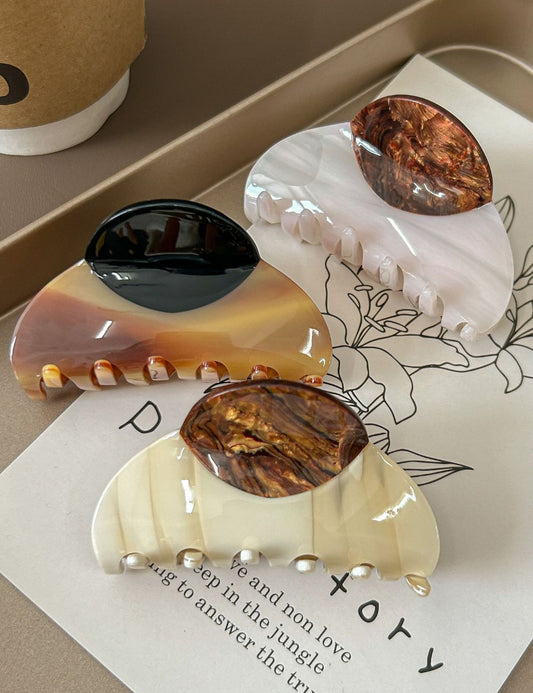 2+Contrast Color Vintage Hair Clips