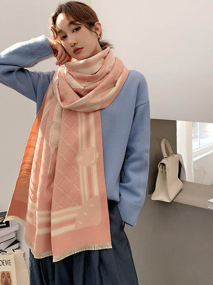 Original Warm Print Shawl&Scarf