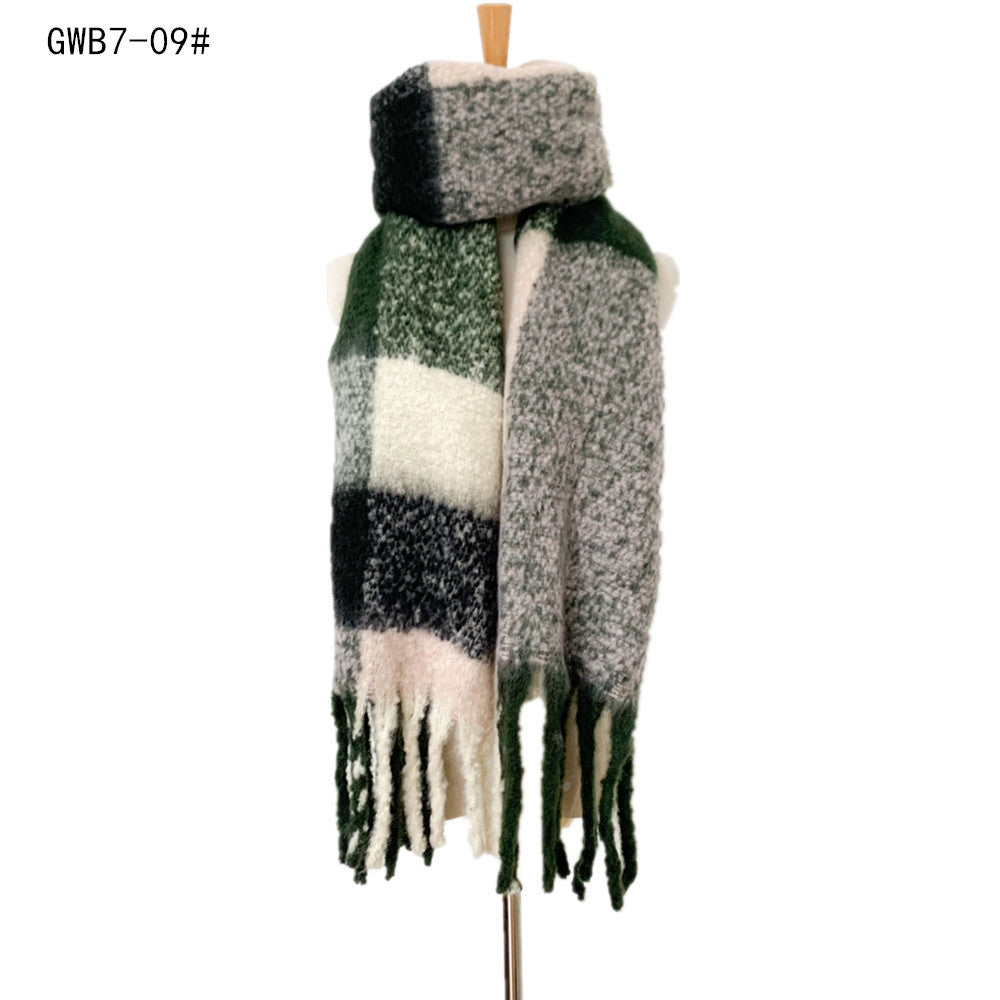 Stripe Tassel Soft Scarves