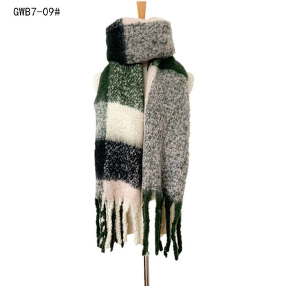Stripe Tassel Soft Scarves