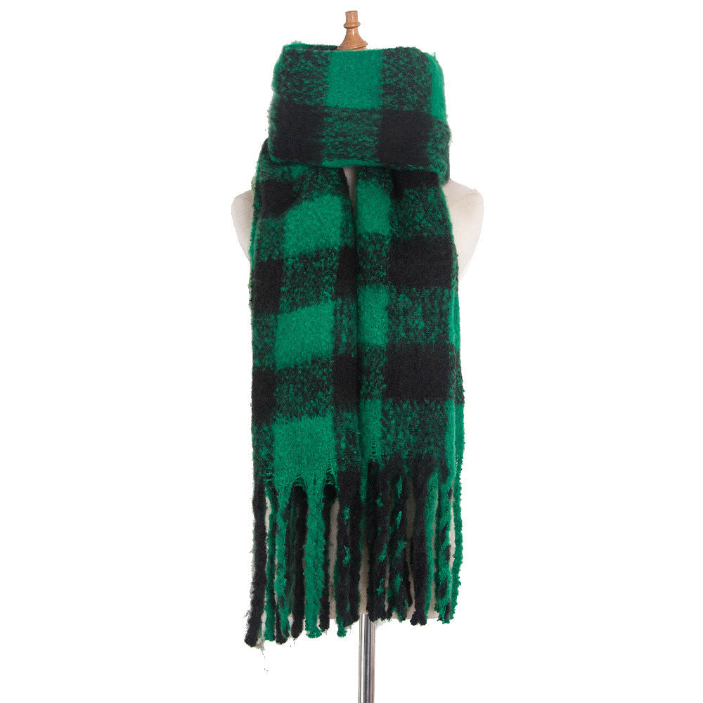 Stripe Tassel Soft Scarves