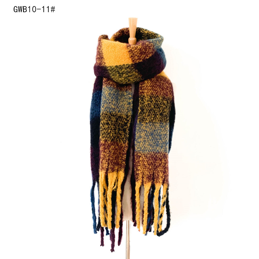 Stripe Tassel Soft Scarves