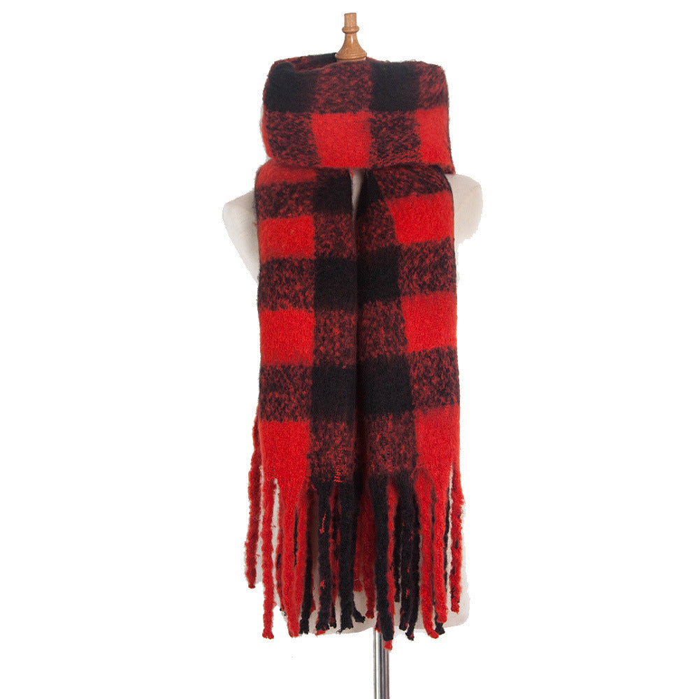 Stripe Tassel Soft Scarves
