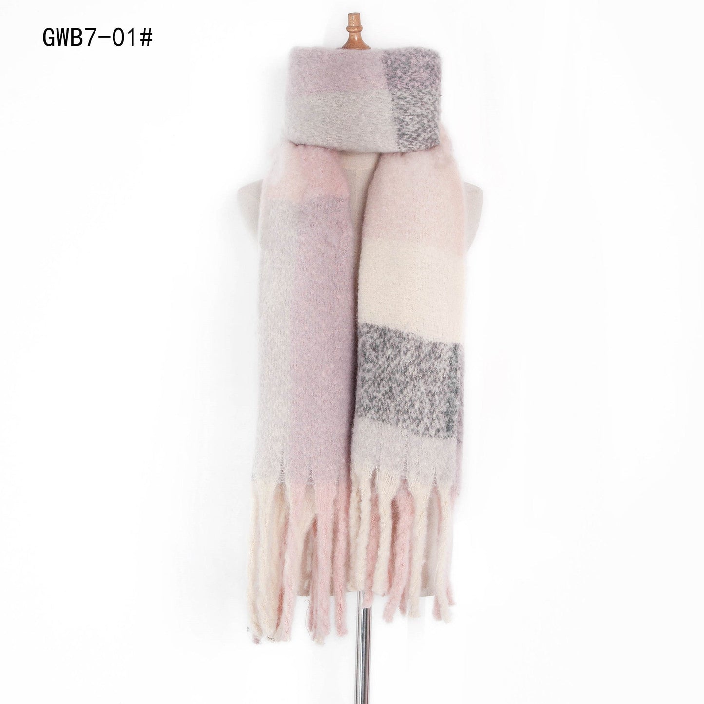 Stripe Tassel Soft Scarves