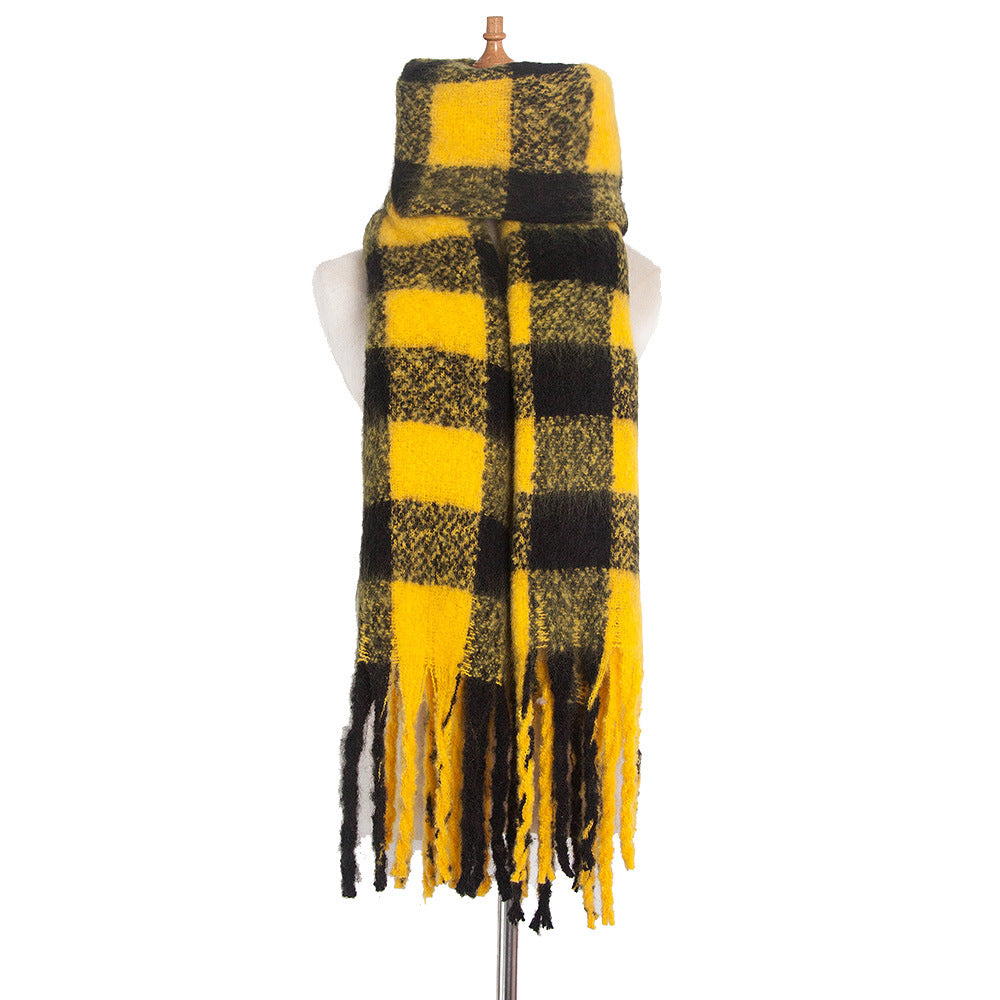 Stripe Tassel Soft Scarves