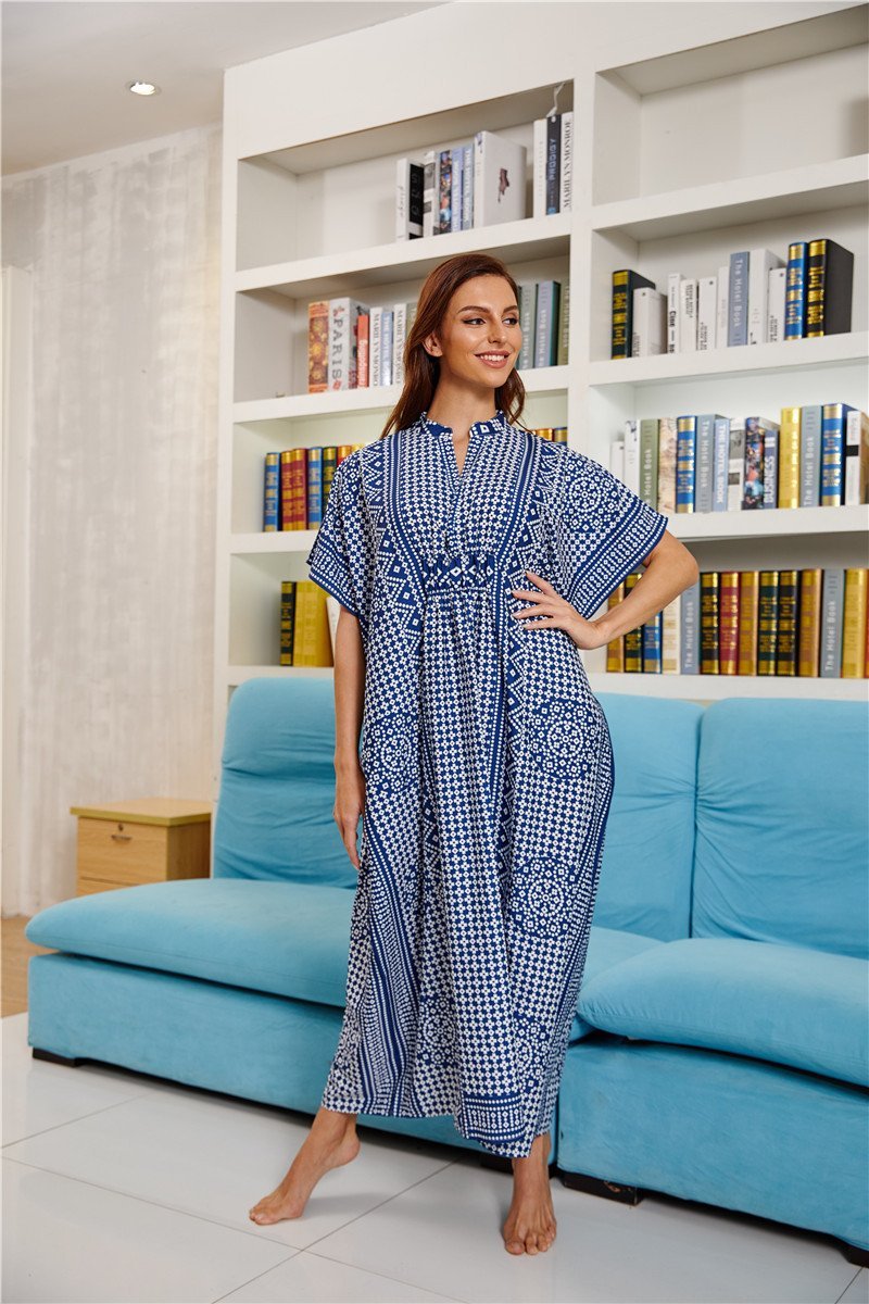 New Four-Way Stretch Printing Loose Casual Cover Up