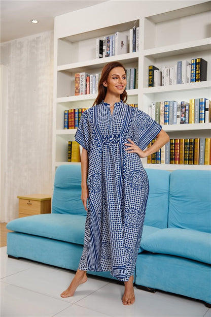New Four-Way Stretch Printing Loose Casual Cover Up