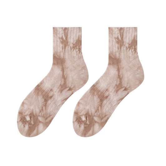 Rufia - Unisex Tie-Dye Mid-Calf Socks - Trendy &amp; Comfort