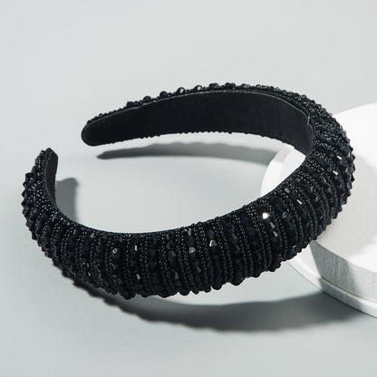 Handcrafted Beaded Headband Stylish Daily Hair Accessory