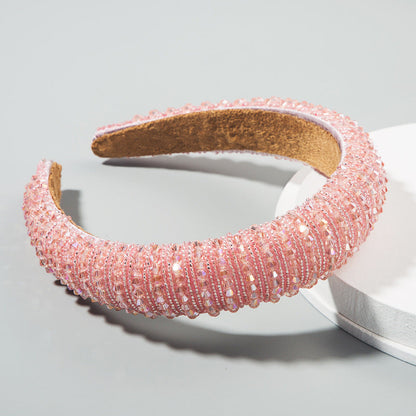 Handcrafted Beaded Headband Stylish Daily Hair Accessory