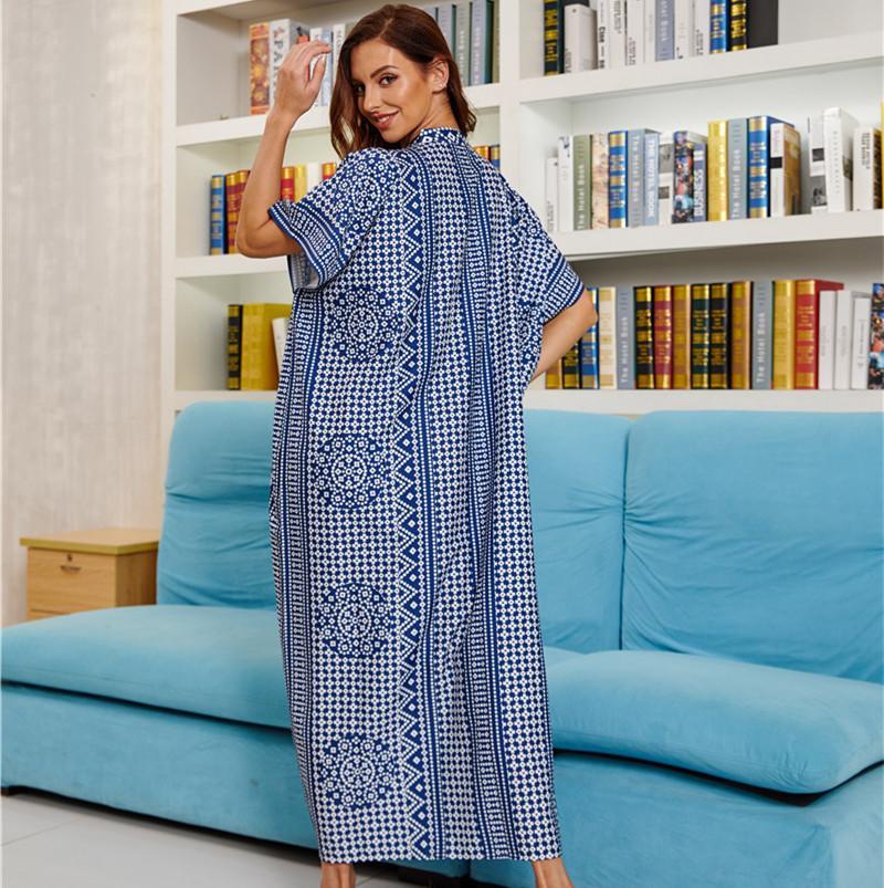 New Four-Way Stretch Printing Loose Casual Cover Up