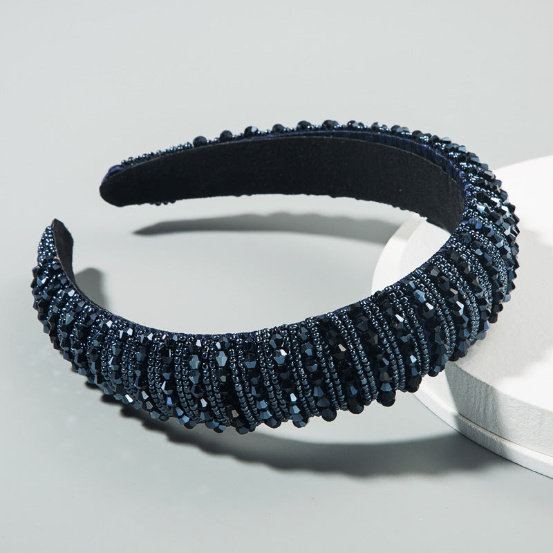 Handcrafted Beaded Headband Stylish Daily Hair Accessory