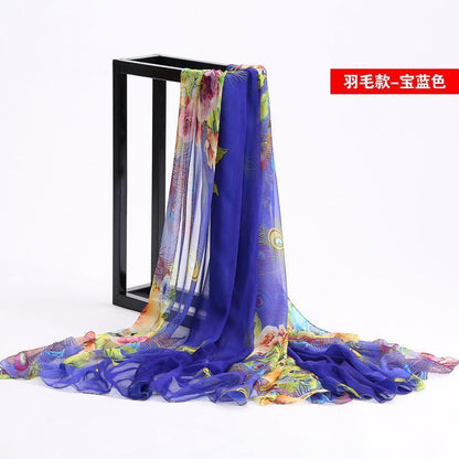24 Color Printed Shawl Seaside Sunscreen Beach Towel Scarves