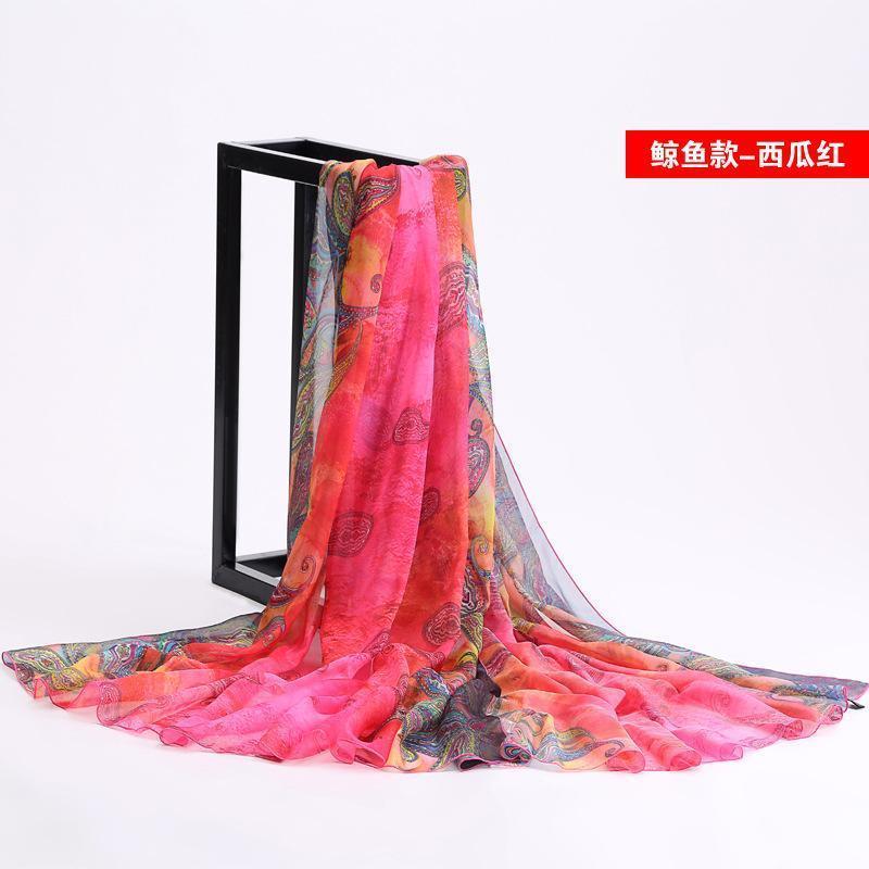 24 Color Printed Shawl Seaside Sunscreen Beach Towel Scarves