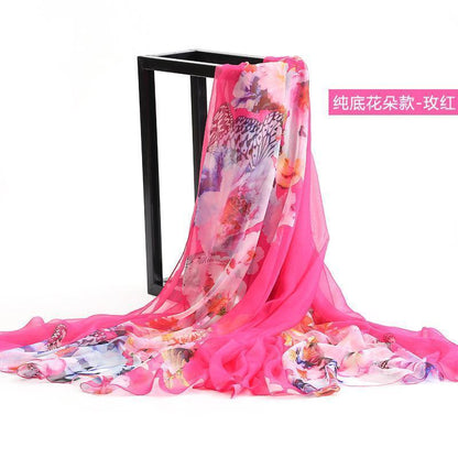24 Color Printed Shawl Seaside Sunscreen Beach Towel Scarves