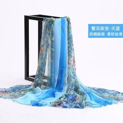 24 Color Printed Shawl Seaside Sunscreen Beach Towel Scarves