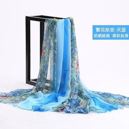 24 Color Printed Shawl Seaside Sunscreen Beach Towel Scarves
