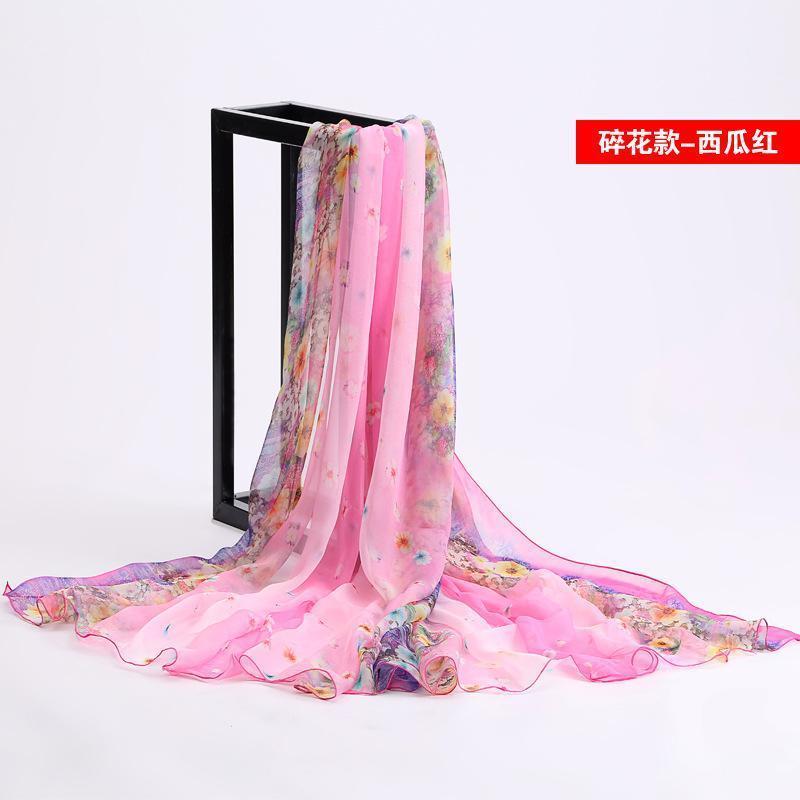 24 Color Printed Shawl Seaside Sunscreen Beach Towel Scarves