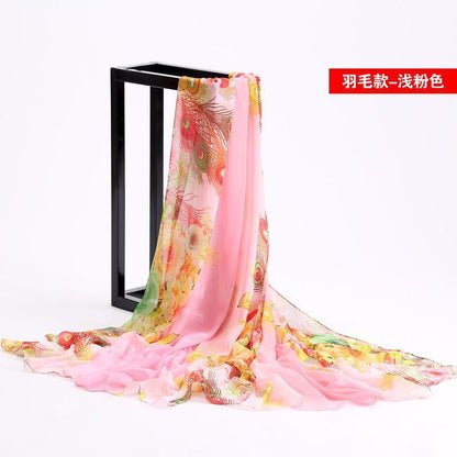 24 Color Printed Shawl Seaside Sunscreen Beach Towel Scarves