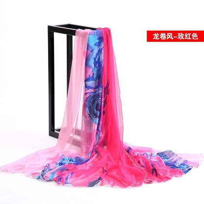 24 Color Printed Shawl Seaside Sunscreen Beach Towel Scarves