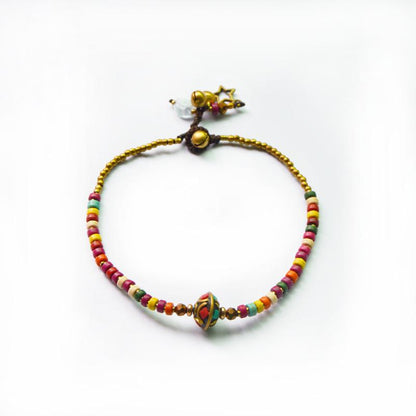 New Boho Ethnic Style Jewelry Nepal Bracelet Retro Creative Diy Wax Rope Woven Jewelry