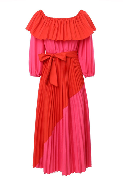 New Women'S One-Shoulder Strapless Irregular Off-The-Shoulder Dress