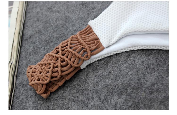 Hand-Knitted Sexy Split Swimsuit Bikini