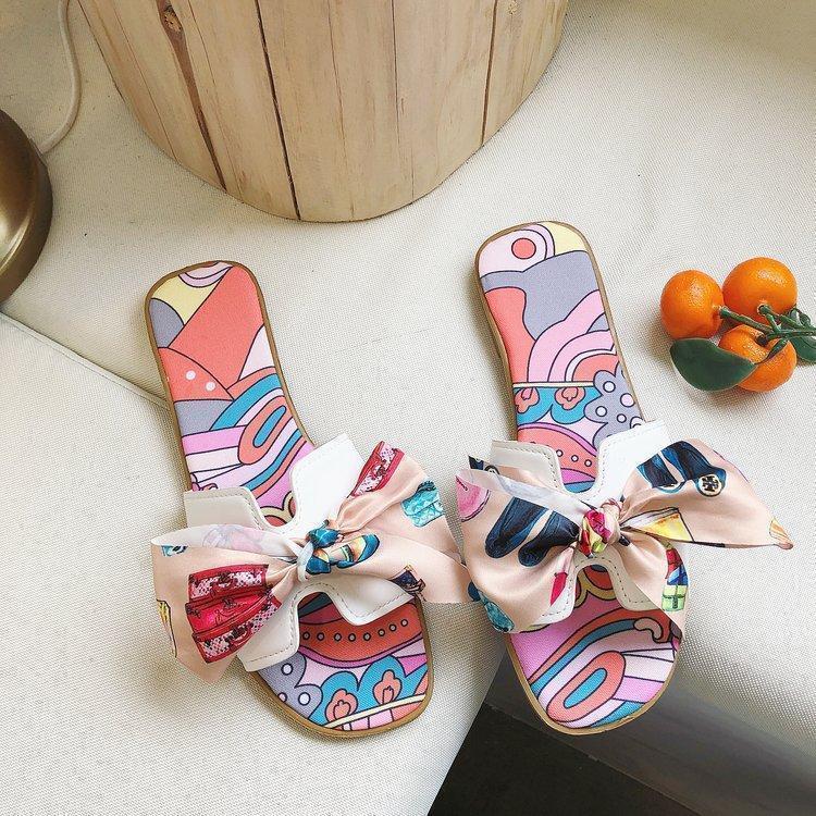 Sandals And Slippers Bow Flat H Slippers
