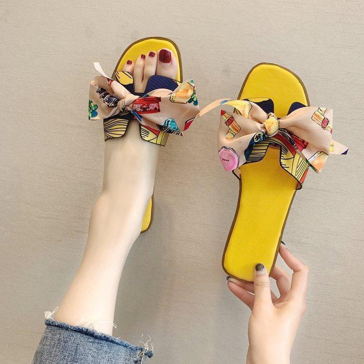 Sandals And Slippers Bow Flat H Slippers