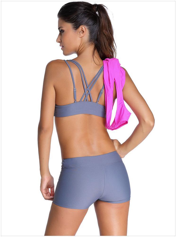 Bikini Fashion Print Three-Piece Split Swimsuit