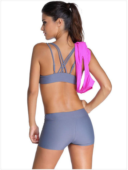 Bikini Fashion Print Three-Piece Split Swimsuit