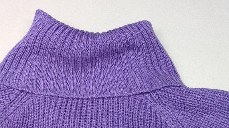Solid Color Long Sleeve Sweater Mini Dress