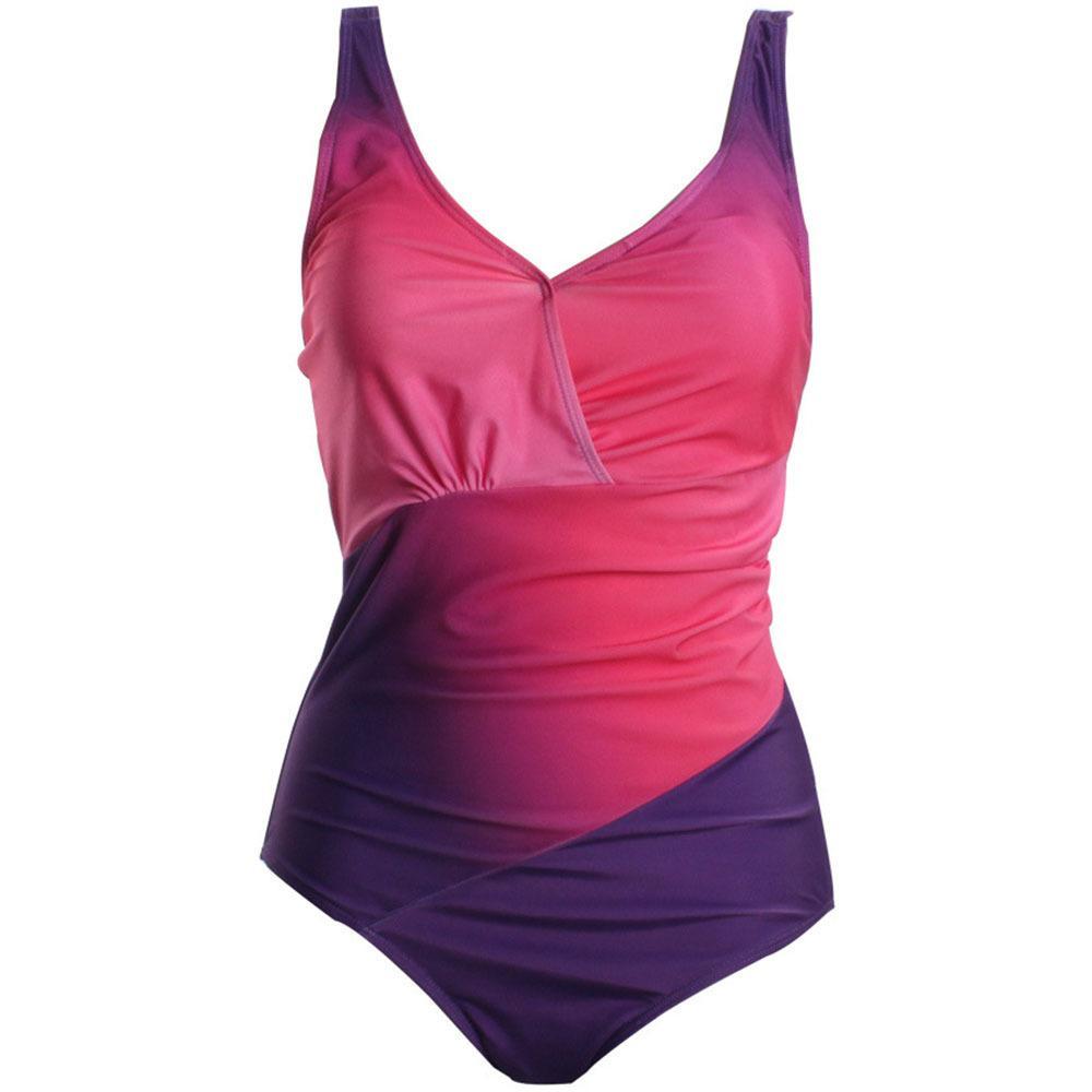 Digital Printing Rainbow Stitching Plus Size Sexy Bikini