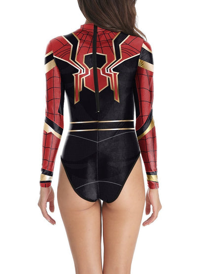 Fashion Spider-Man One-Piece Swimsuit Women