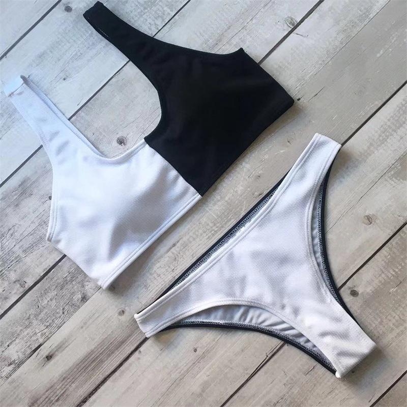 Color Matching Sexy Bikini Swimsuit