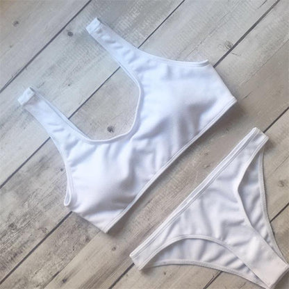 Color Matching Sexy Bikini Swimsuit
